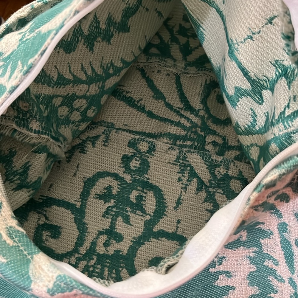 Hand made Turquoise Patterned Bag - Picture 7 of 7